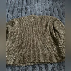 Bar III Shimmering Gold Women's Cardigan